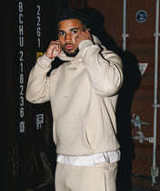 Athleisure Hoodie - Crème