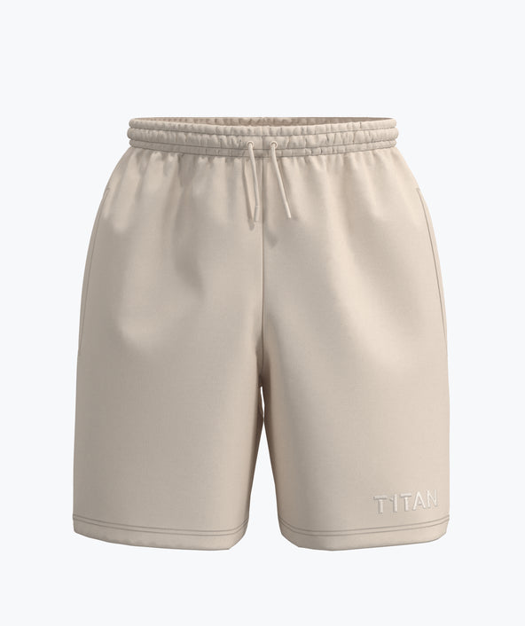 Athleisure Shorts - Crème