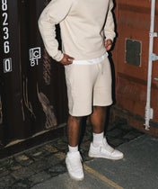 Athleisure Shorts - Crème