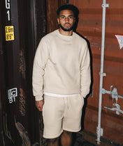 Athleisure Shorts - Crème
