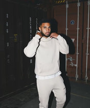 Athleisure Hoodie - Crème